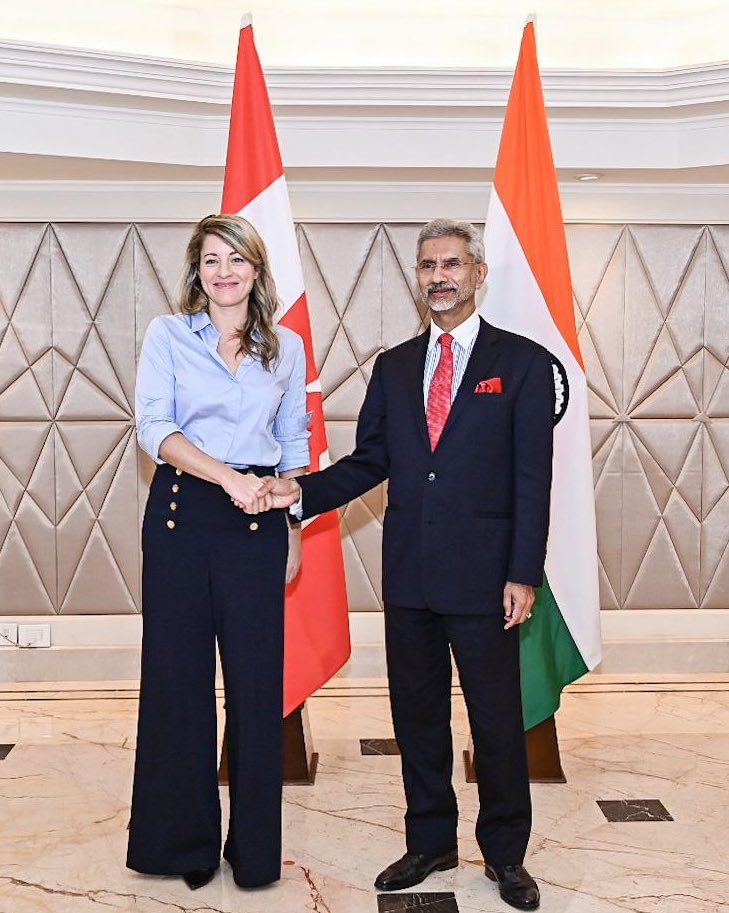 T 503. Hearty welcome to India  @melaniejolyFM of Canada.