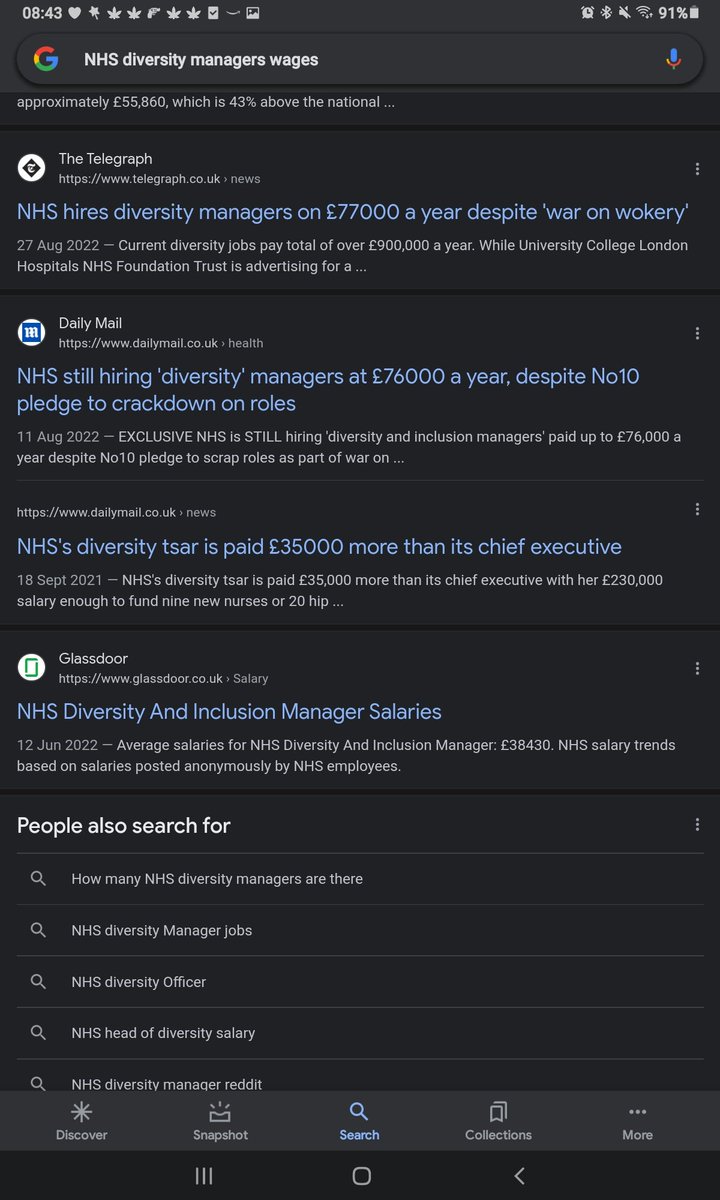 Besbits1's tweet photo. #TalkTV #NHS when we are spending this much money on a #DiversityManager
We are failing the NHS
the NHS is not failing us. https://t.co/BoUfuA85Xj