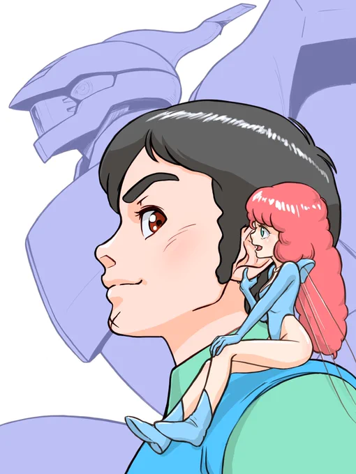 40周年の為かダンバインの呟きがどうしても増えてしまう。当時私はショウとほぼ同年代。彼の自信の無さとナイーブさに共感ともどかしさを覚えたのはいい思い出私ならアングロサクソン大美人マーベルの体臭だけで臆していただろうから彼の今一歩Loveに踏み込めない気分が理解出来た(え?セクハラ?) 