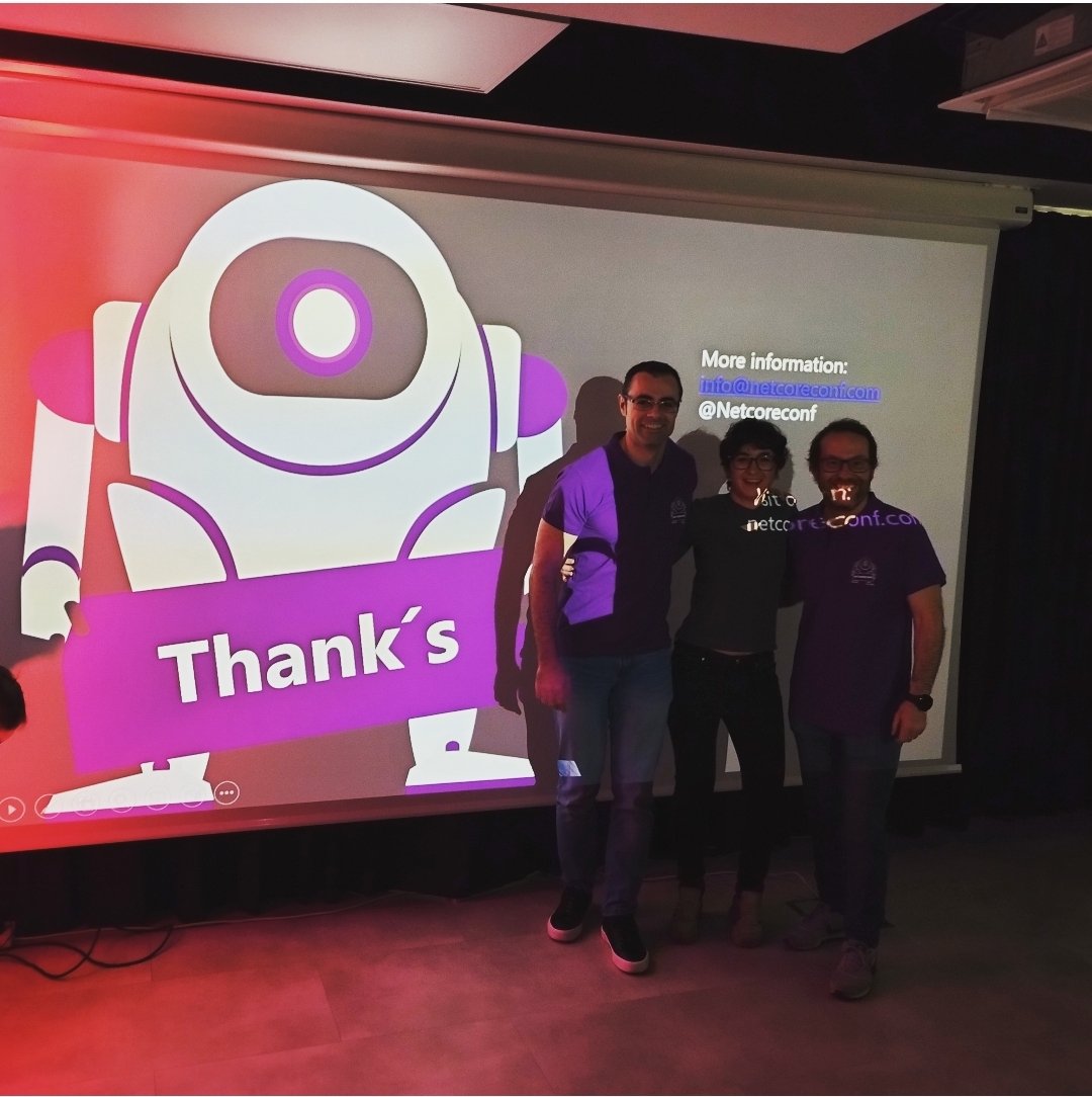 ENCAMINA's tweet photo. Hoy tenemos el lujazo de estar en la #NetCoreConf de #Barcelona, evento referente en el que participamos como sponsor y speakers, con sesión de @saintwukong y @sparraguerra. Quieres sabes más de #ENCAMINA? Busca a Sergio, Santi o @IreneOtero_ para que te lo cuenten todo!! https://t.co/hoUJG8zNtm