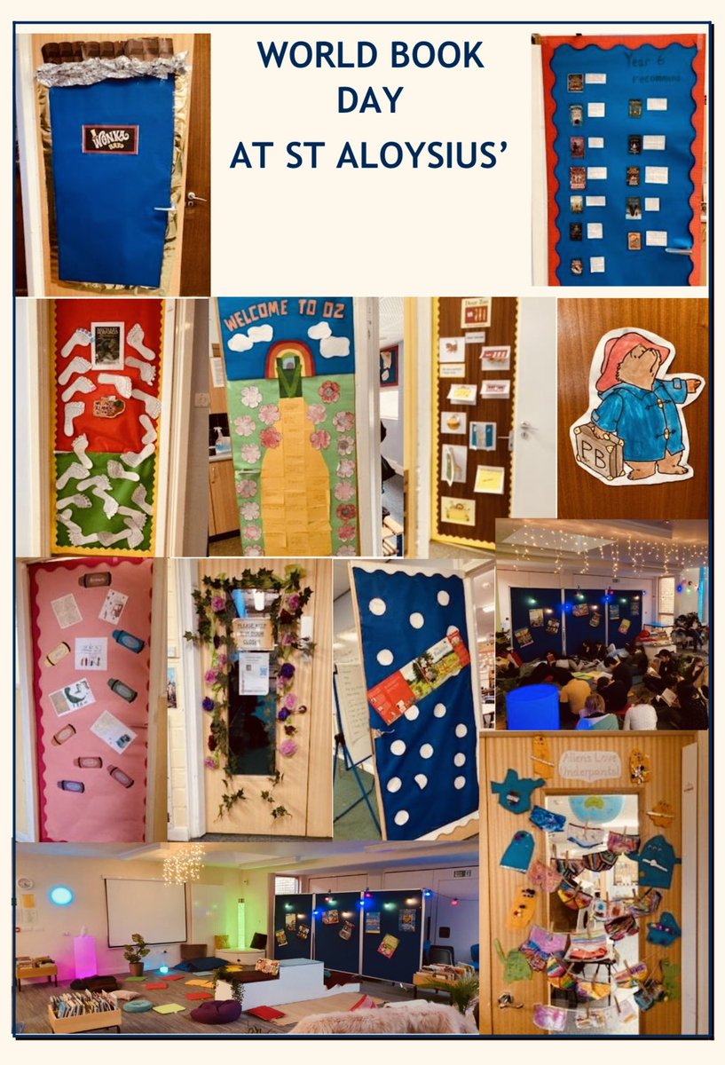 📚📖World Book Day celebrations at St. Aloysius! 📖📚 #WorldBookDay2023 #readingforpleasure #toknowtolovetoserve