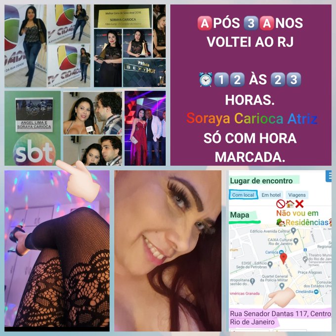 Curta temporada no #RJ  #Soraya #SorayaCarioca  https://t.co/T5KR4Euhke  #WhatsApp VALORES, LOCAL, TUDO<a href="/tag/rj"class="tags">#RJ</a><a href="/tag/soraya"class="tags">#Soraya</a><a href="/tag/sorayacarioca"class="tags">#SorayaCarioca</a><a href="/tag/whatsapp"class="tags"><span>#whatsapp</span></a><a href="/tag/sites"class="tags"><span>#sites</span></a>
