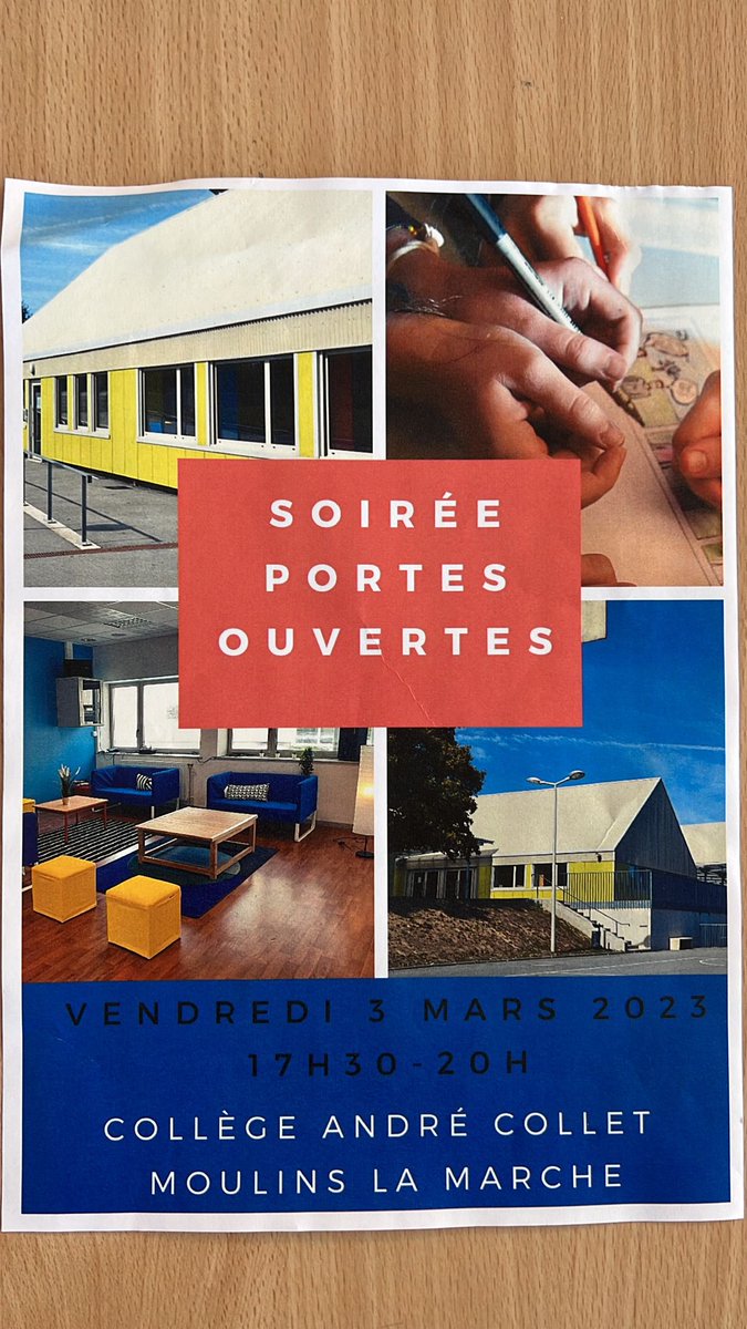 ClgMoulins's tweet photo. Hier soir se tenait au collège la soirée « portes ouvertes ». Les potentiels futurs sixièmes ont pu découvrir les locaux, les enseignants ainsi que l’ensemble des projets menés @ac_normandie @dsden61 https://t.co/IS8ydKNEeS
