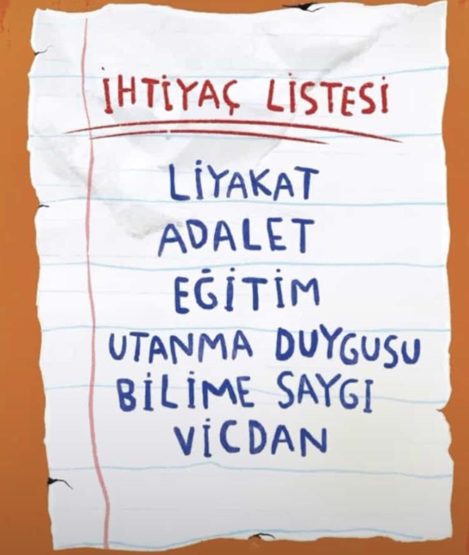 Ülkemin Acil İhtiyaç LİSTESİ 🇹🇷 #UyanTÜRKİYEM  #EnkazAltında