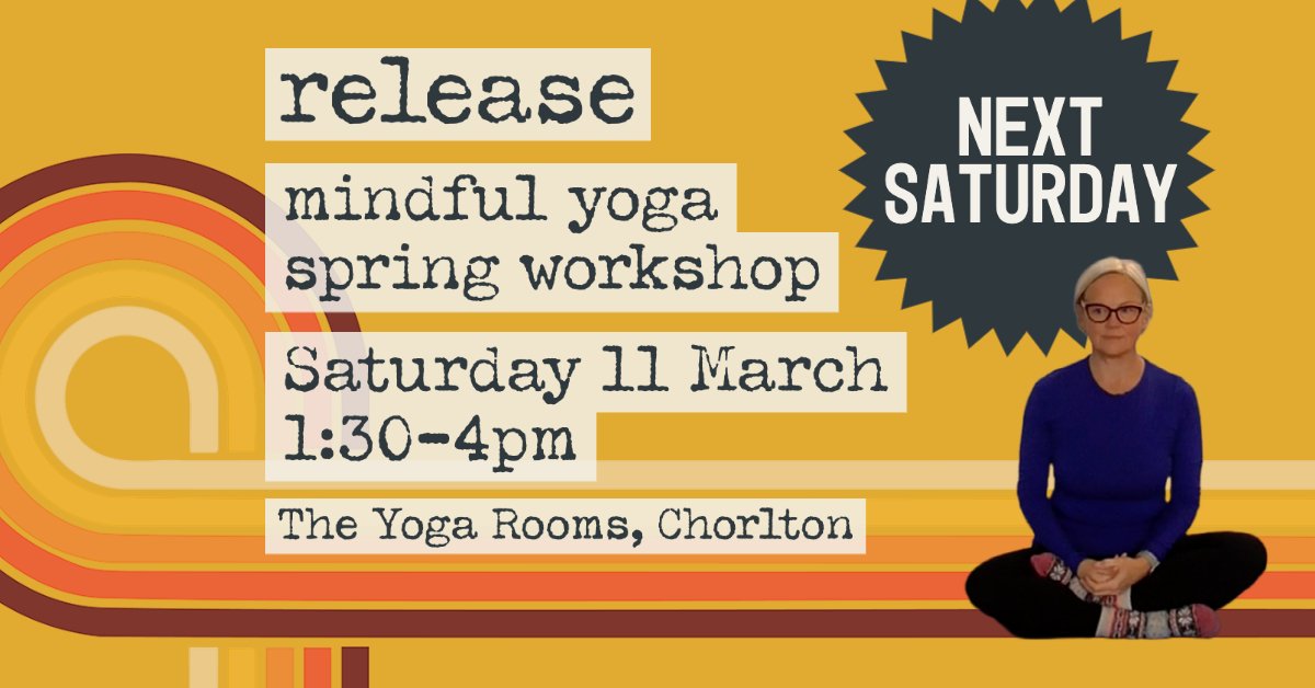 bridgetfitzster's tweet photo. WHAT ARE YOU DOING NEXT SATURDAY AFTERNOON? - treat yourself to a spring mindful yoga workshop - Sat 11 March 😊 ☀️🌼 - https://t.co/dY1f8xSbfp https://t.co/ZhgtAzJBtH