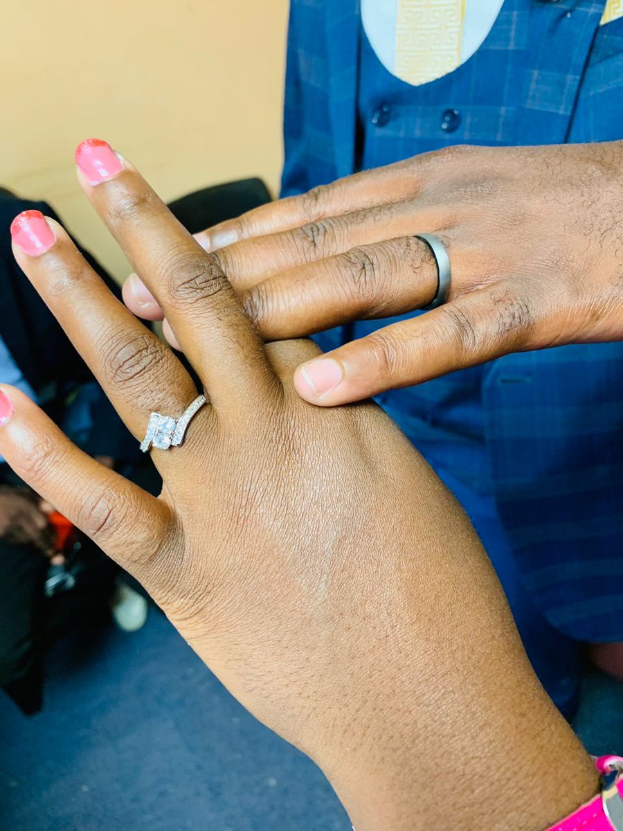 Ratoh7286's tweet photo. Said i do to my best friend  yesterday. ♥️ https://t.co/Tw67VoLgEZ