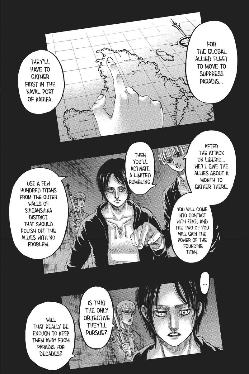 invaderzz on Twitter: "Eren wanted to do the rumbling. Zeke wanted