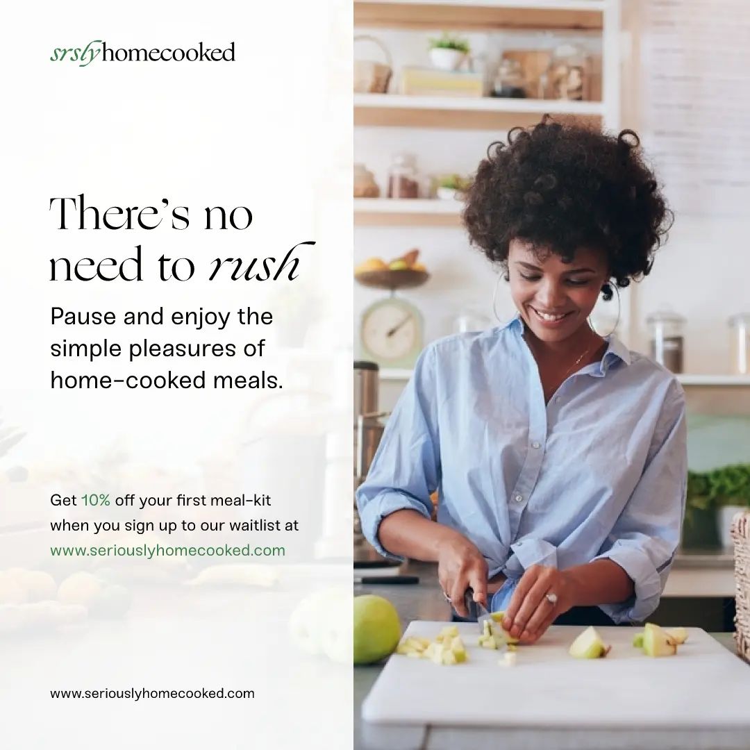 basenjimomcom's tweet image. RT @srslyhomecooked: Enjoy the benefits of our meal kits

Visit seriouslyhomecooked.com to sign up to our waitlist and get 10% off your first mealkit 

#MealKitDelivery #FreshFoodDelivery #HealthyEats #HomeCooking #Foodie #HealthyLiving #FoodDelivery #H…