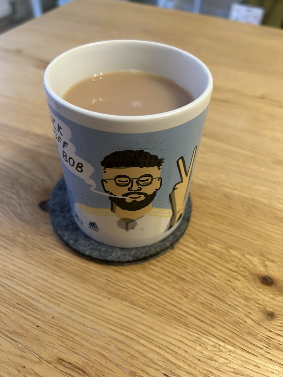 Always a great start to the day