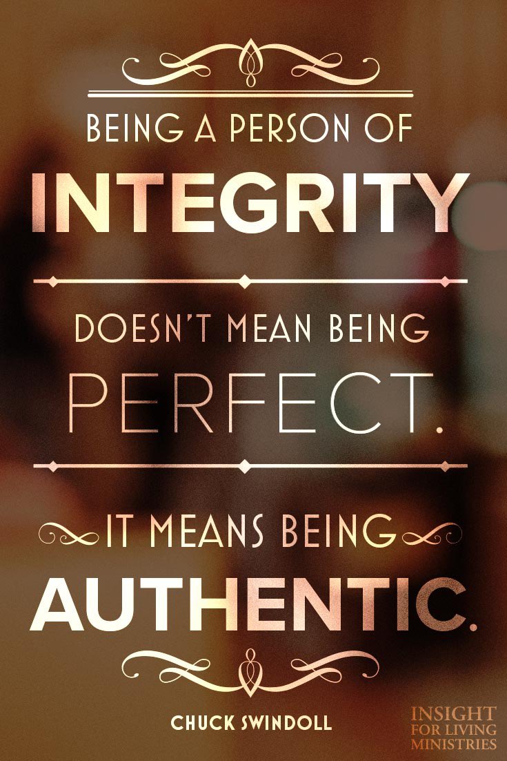 Saturday’s thought of the day #Integrity #DoingTheRightThing