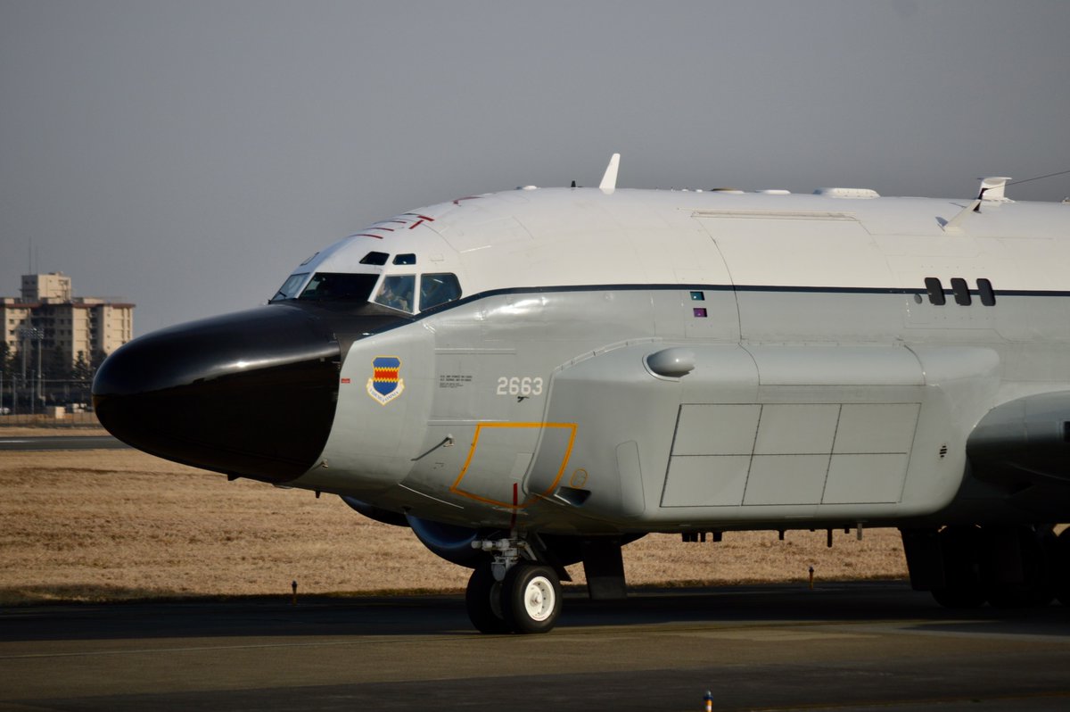 ryoya3112's tweet photo. 今日やばすぎ最高しぬ
RC-135Sまじで撮れちゃったよ
いーやかっけぇ、、、 https://t.co/97kPvxbkNN