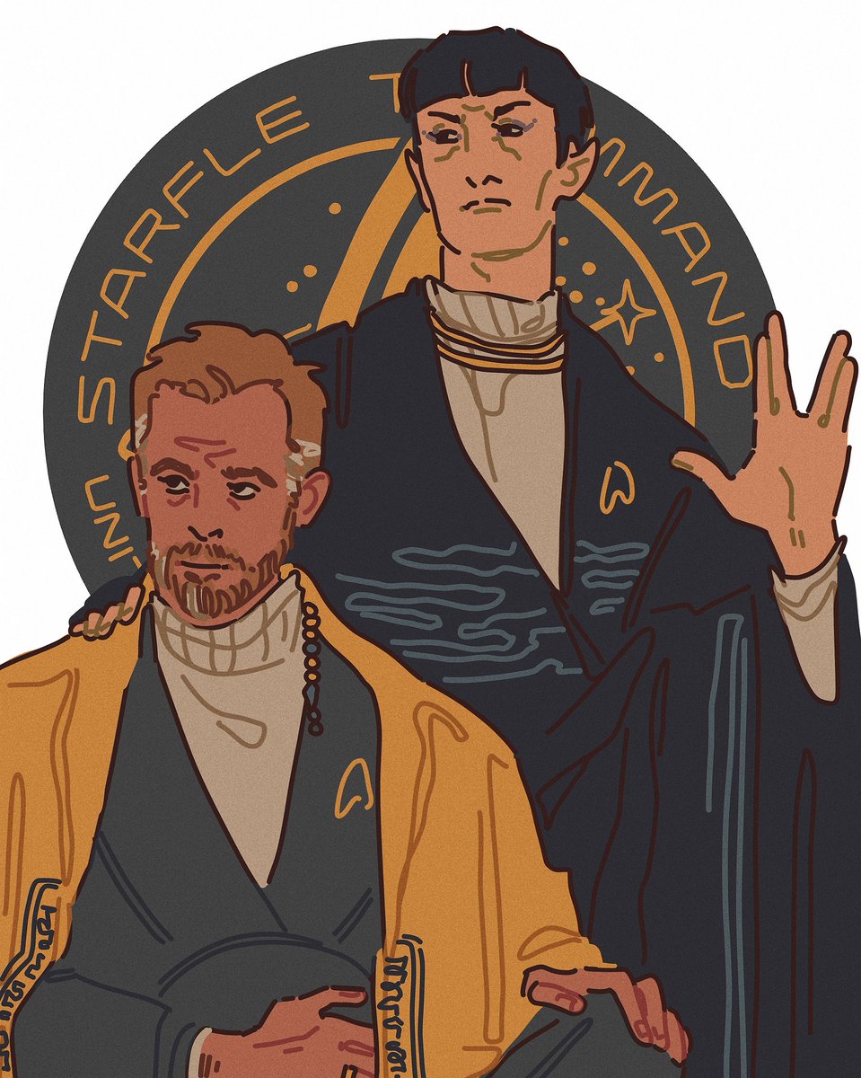 the admiral and the ambassador

#startrek #spock #jimkirk #jamestkirk #spirk