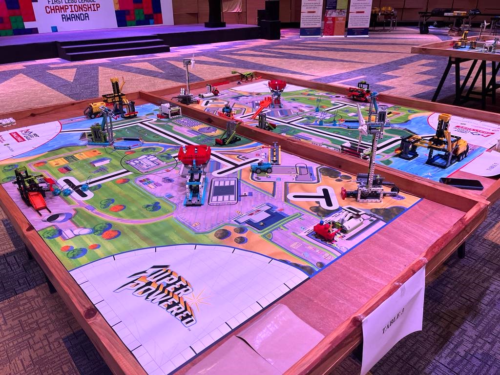 #Happeningnow:DG REB,<a href="/mbanelson/">Mbarushimana Nelson,PhD</a> is officially opening the FIRST® LEGO® league championship - a robotics competition for students in ages 12-18 to compete head-to-head, by designing, building, and programming a robot to compete in an alliance format against other teams.<a href="/RwandaICT/">Ministry of ICT and Innovation | Rwanda</a>