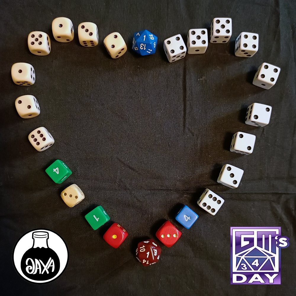 rpgalchemia's tweet photo. #GMDay Best wishes for all Game Masters, Dungeon Masters and Storytellers!
#rpg #ttrpg #ttrpgs #dmday #gm https://t.co/AW8VrOF7eA