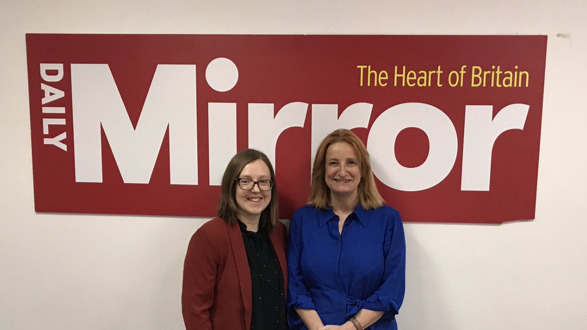 I was honoured to spend a day this week shadowing @MirrorAlison, editor of the @DailyMirror, as part of the #JoCoxLeadership programme. Alison was generous with her time and advice, and it was a great experience to watch her smashing it as a leader. 1/2