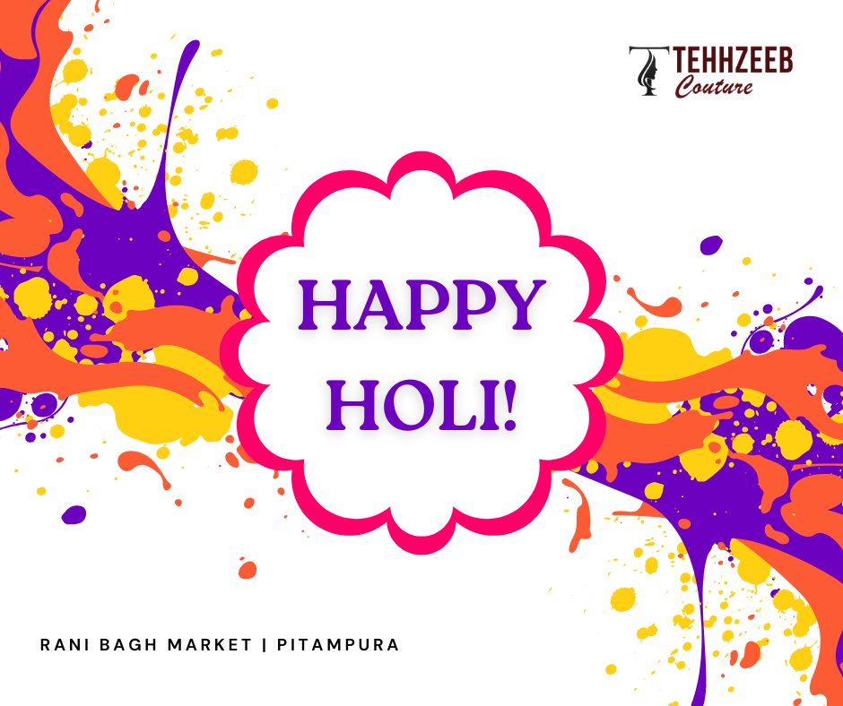 Warm greetings to you and your loved ones. May you forget all your worries and enjoy this day to the fullest. Happy Holi . . #holi #holi2023 #indianfestival #hindúfestival