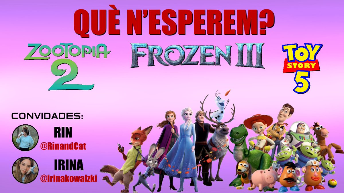 ➡️Disponible a #Youtube el directe "Què n'esperem?", On comentem les seqüeles anunciades per #Disney i #Pixar.
✨Ens van acompanyar la <a href="/RinandCat/">Rin</a> i l'<a href="/irinakowalzki/">Irina Kowalzki</a>.
🫶Gràcies a la Chee_9, @elmangazin
i l'@Over_Osu per les raids!

▶️youtu.be/gI_BSlkuVYE