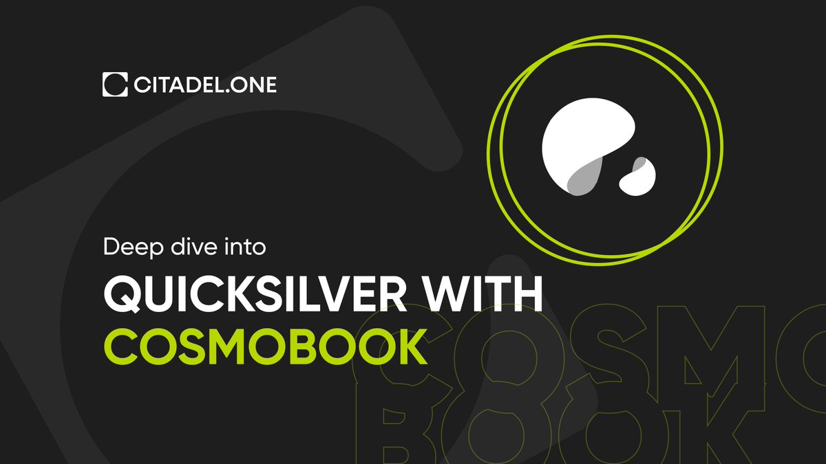 How does <a href="/quicksilverzone/">Quicksilver Protocol</a> work? What is qAsset? What are the use cases of the $QCK token?

Follow the link to read the article: cosmobook.io/cosmobook/read…

Supported by Citadel.one