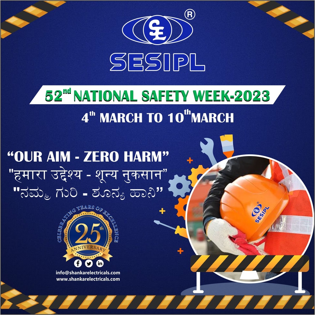 SESIPL's tweet photo. On the #nationalsafetyday, We at #SESIPL aim to build a strong culture of safety regimens & scientific accident prevention by spreading awareness to protect ourselves from harm’s way with our dedicated EHS team. (1/2) https://t.co/MBatt4rHZr