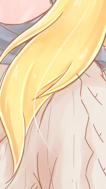 割と好きな感じの髪の毛かけてふんすふんすしてる 