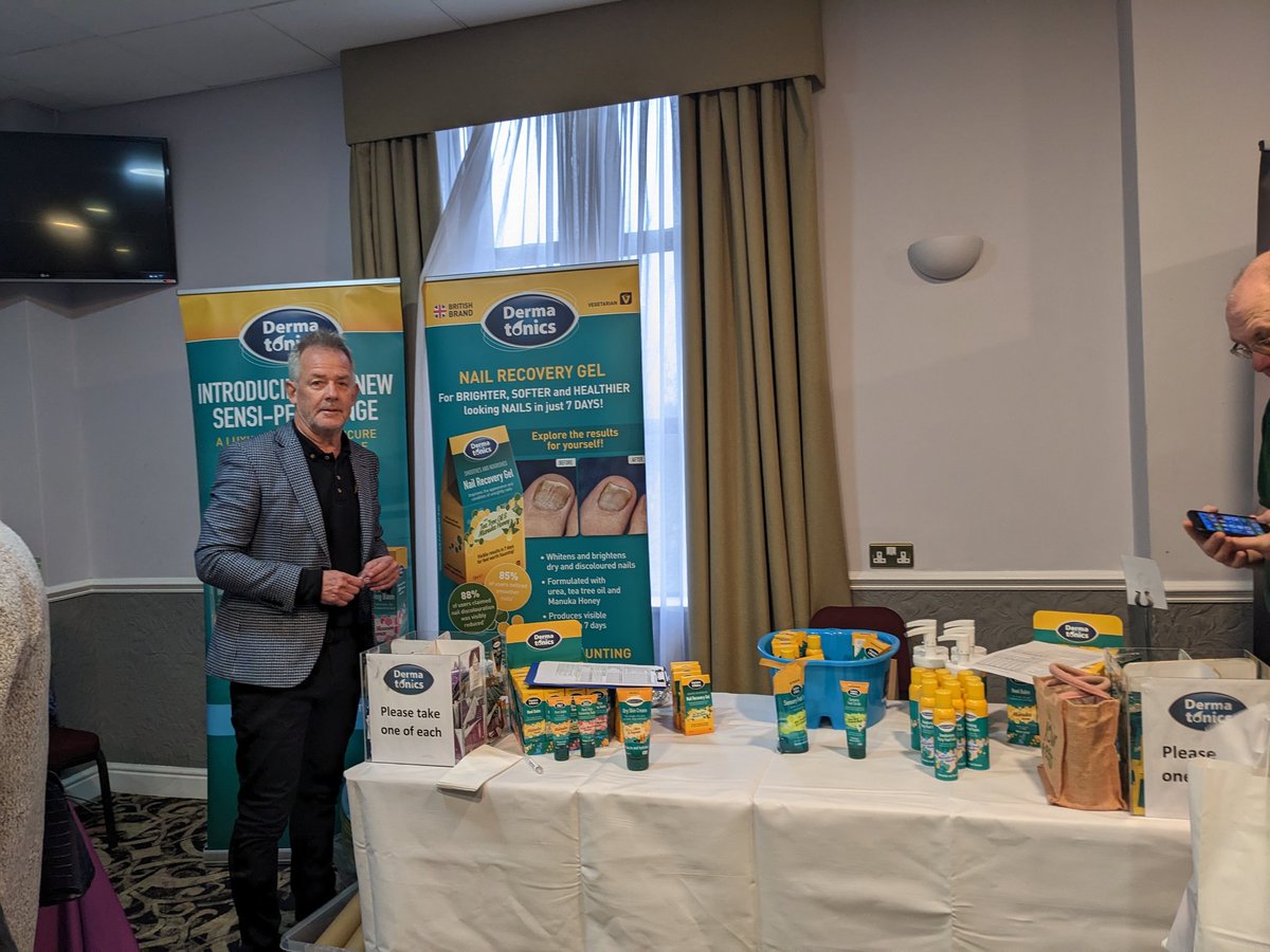 LCJohnsonz's tweet photo. Lovely to see @DermatonicsUK @fhpbarnsley #YorkshireFootHealthConference https://t.co/G8QLLiEHPI