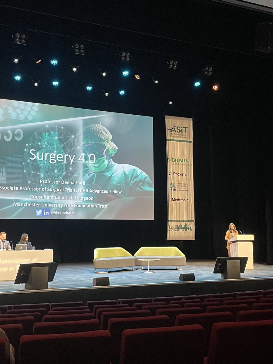 Incredibly inspiring talk by <a href="/DeenaHarji/">Deena Harji</a> at <a href="/ASiTofficial/">ASiT</a> Conference on how to usher in surgery into a digital age