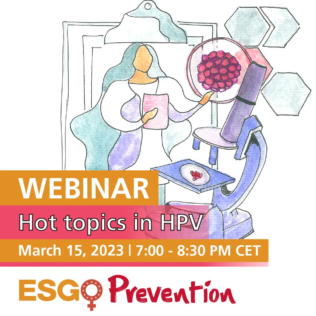 ESGO_society's tweet image. It’s #HPVAwarenessDay! Are you up to date on the issues so you can advise your patients? Join the ESGO Prevention Committee for a free webinar for medical pros on the 🔥hot🔥 topics on HPV. 👉esgo.org/prevention/

💁‍♀️💁 @MuratGultekin_  Zvi Vaknin, @ctheofan1 #Oncoalert