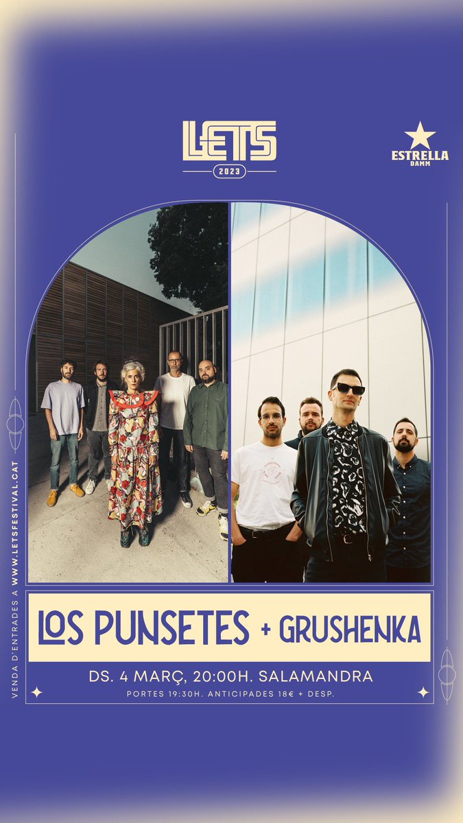 Hoy es un gran día, ven a vernos junto a <a href="/lospunsetes/">Los Punsetes</a> en el @LetsFestival!