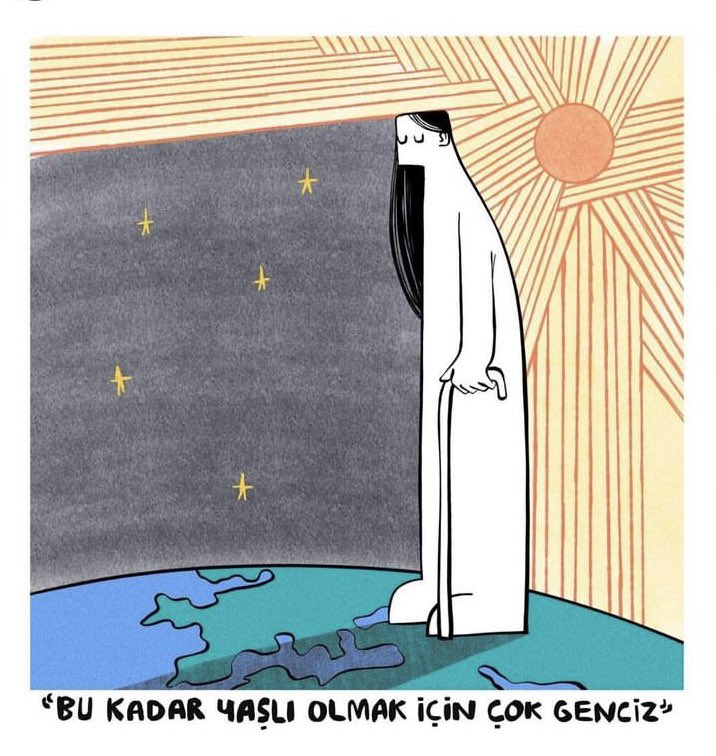 bu kadar yaşlı olmak için çok genciz.