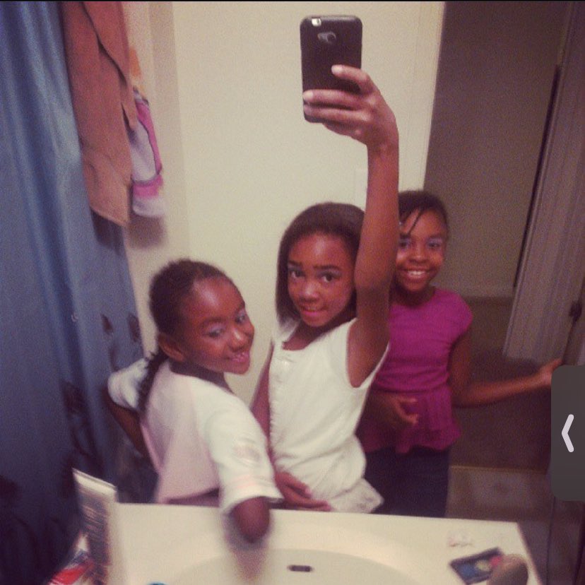 me and my bitches before we pop out😂🤣