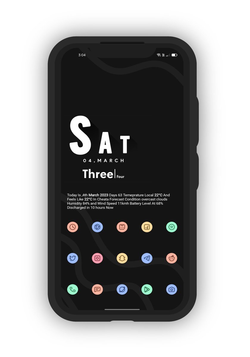 Pbx1_fateh (@android_greeter) on Twitter photo Home Setup🎨🎨
Widget used: Dice kwgt (041+010) <a href="/Ahmadansari2233/">AhMad 𝕏 Ansari</a>
Icons: Colorbit icons <a href="/EdzonDM/">Edzon Diaz</a>
Wallpaper: Wavy Walls <a href="/droidbeauty/">Dave</a>
Template @sry_nmblss
#novalauncher Home Setup🎨🎨
Widget used: Dice kwgt (041+010) <a href="/Ahmadansari2233/">AhMad 𝕏 Ansari</a>
Icons: Colorbit icons <a href="/EdzonDM/">Edzon Diaz</a>
Wallpaper: Wavy Walls <a href="/droidbeauty/">Dave</a>
Template @sry_nmblss
#novalauncher