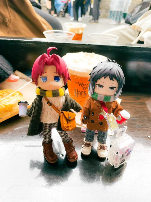 ①デニム 3.インディゴ②単色つい先日3月1日にお誕生日を迎えました、強くて可愛いあくたがわ君～!原作ではてーへんな目に合ってるのでおこもりチェアでリラックスさせたいです#もぐもぐ推し誕2303#にぼしさんちのねんどたがわくん 