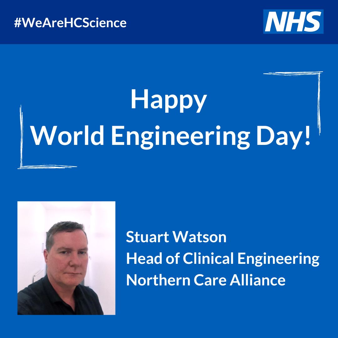 1/4 Happy #WorldEngineeringDay!

Stuart Watson, Head of Clinical Engineering, @NCAlliance_NHS highlights the role of clinical engineers in adopting new 3D surgical planning techniques into the NHS.

Full story on FutureNHS (login required) future.nhs.uk/CSOVirtualHubm…