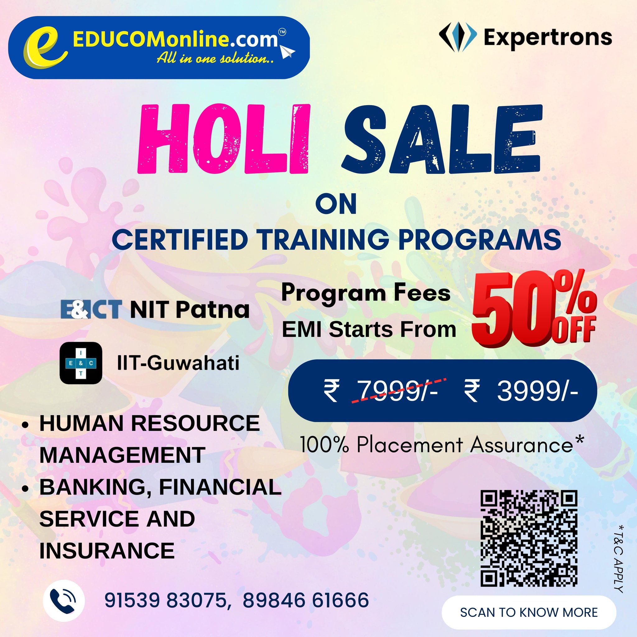 Online on Twitter "Holi Sale is live on our Certified Training
