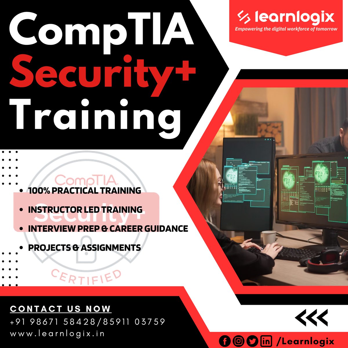 AspireXSkills's tweet photo. Establish your foundation for cyber security with the correct training.
Contact us now for more details:
+91 98671 58428 / 85911 03759

#comptia+ #CompTIASecurity #training #course #security #securitycourse #securityplus #cybersecurity #cyber #hacking #trainingcourse #cyberspace https://t.co/LeOYtgo1Ig