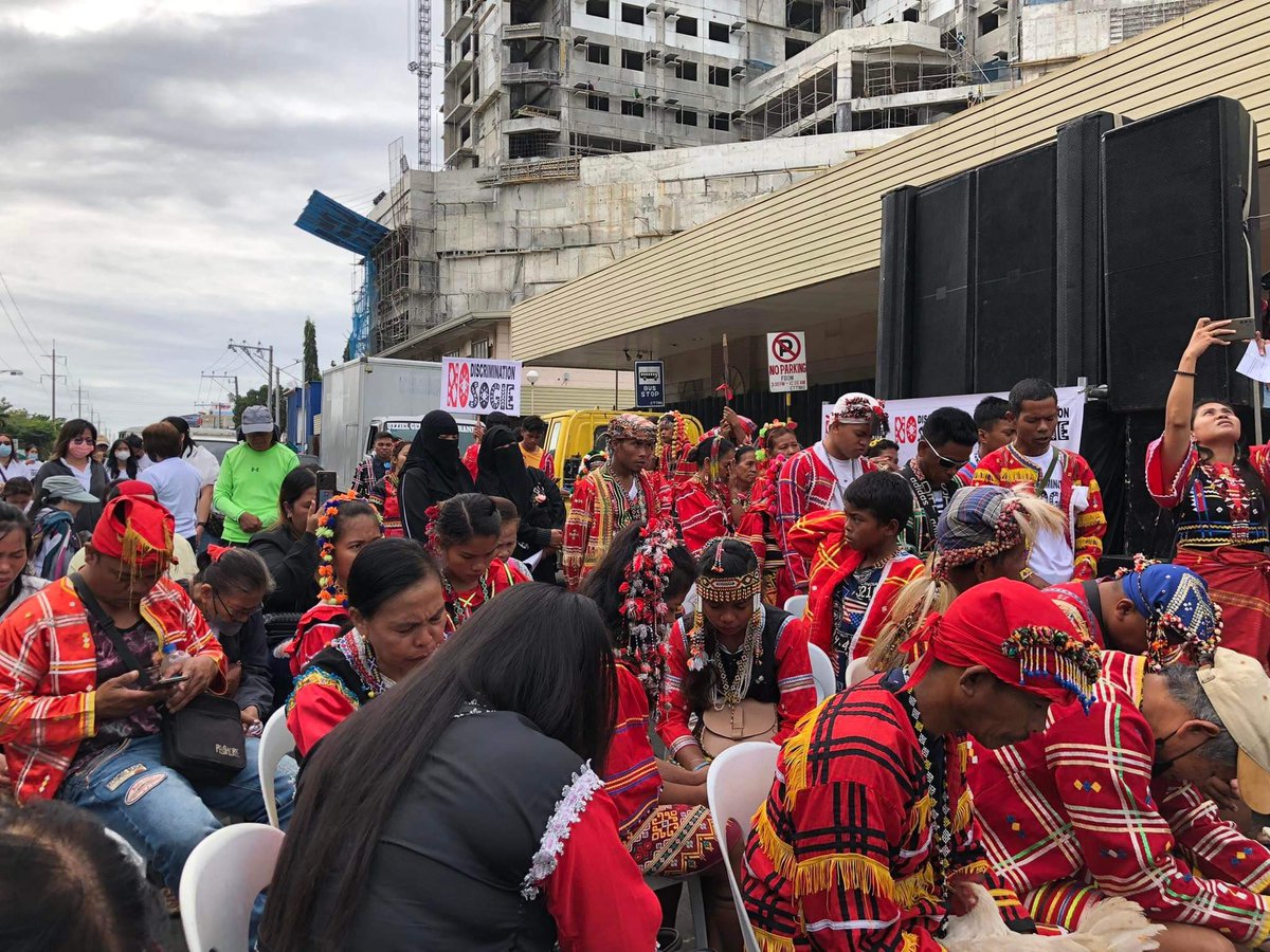 StanCCF's tweet photo. NO TO SOGIE Bill Rally Today in Davao
The Indigenous People’s Group, Muslim Communities, Redeemed LGBT+, Faith Community, and other sectors are ONE in opposing the bill.
#NoToSOGIEBILL
#YesToRealEquality
#PRotecttheFamily https://t.co/EAAD8zXdh0