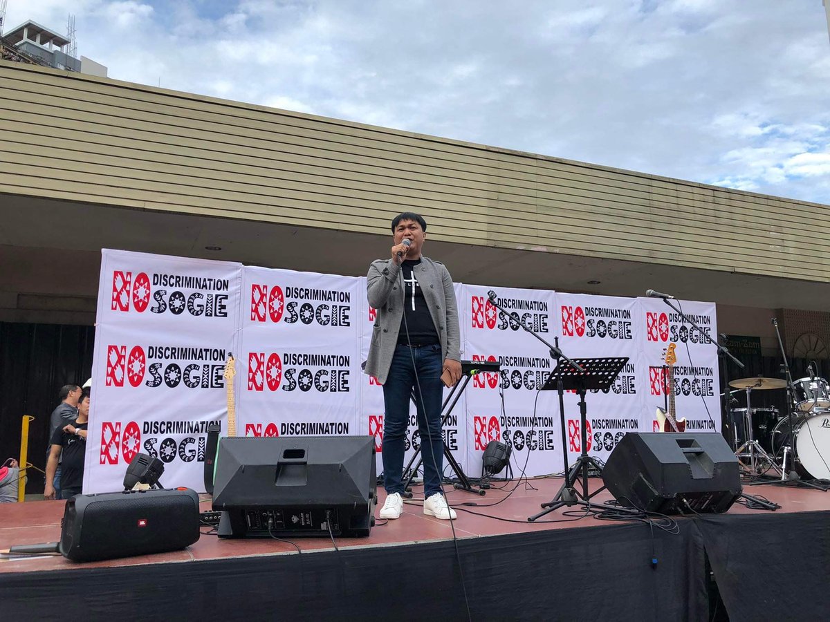 StanCCF's tweet photo. NO TO SOGIE Bill Rally Today in Davao
The Indigenous People’s Group, Muslim Communities, Redeemed LGBT+, Faith Community, and other sectors are ONE in opposing the bill.
#NoToSOGIEBILL
#YesToRealEquality
#PRotecttheFamily https://t.co/EAAD8zXdh0
