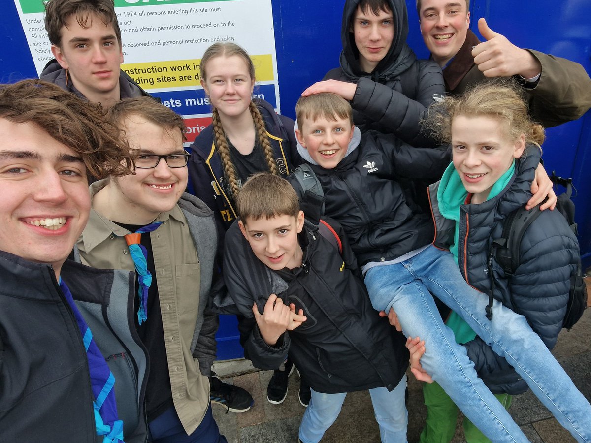 And their off! <a href="/monopolyrunlive/">Monopoly Run 'Live'</a> #scouts #skillforlife