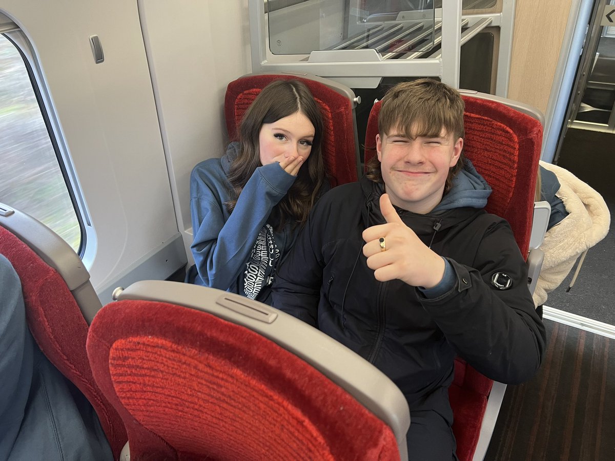 STM_RE's tweet photo. Staff and students of STM on our way to Wembley for Flame 🔥 https://t.co/5bfuzIN81w