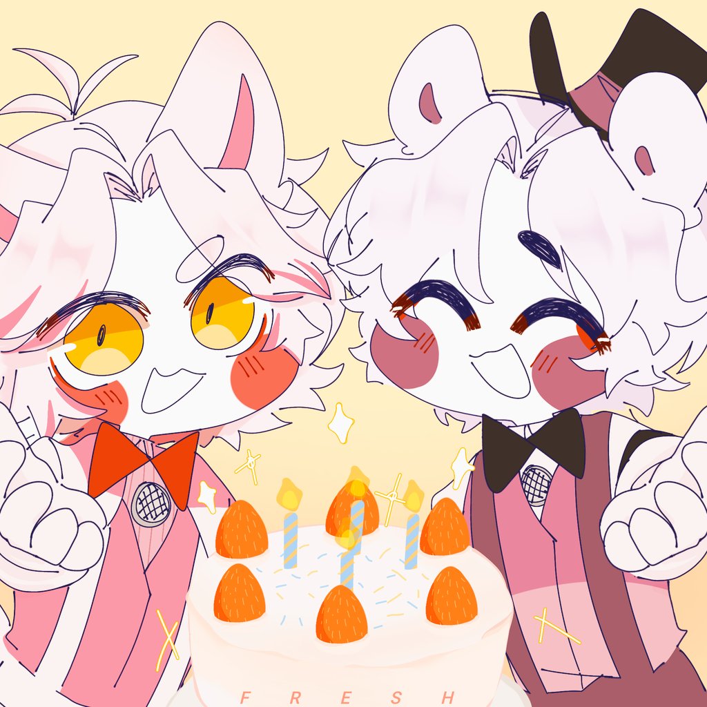 freshlyfreshman's tweet photo. 🍰🫂💖

#FNAF https://t.co/n1CEsP751E