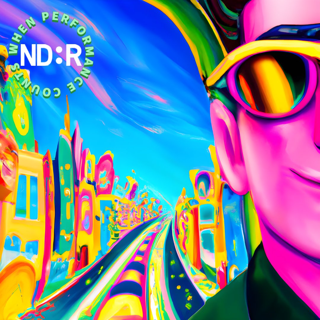 A man Cycling about town
Having some fun with #nft and #nftart 
Our NFT's are here opensea.io/NDRSports  
#cycling