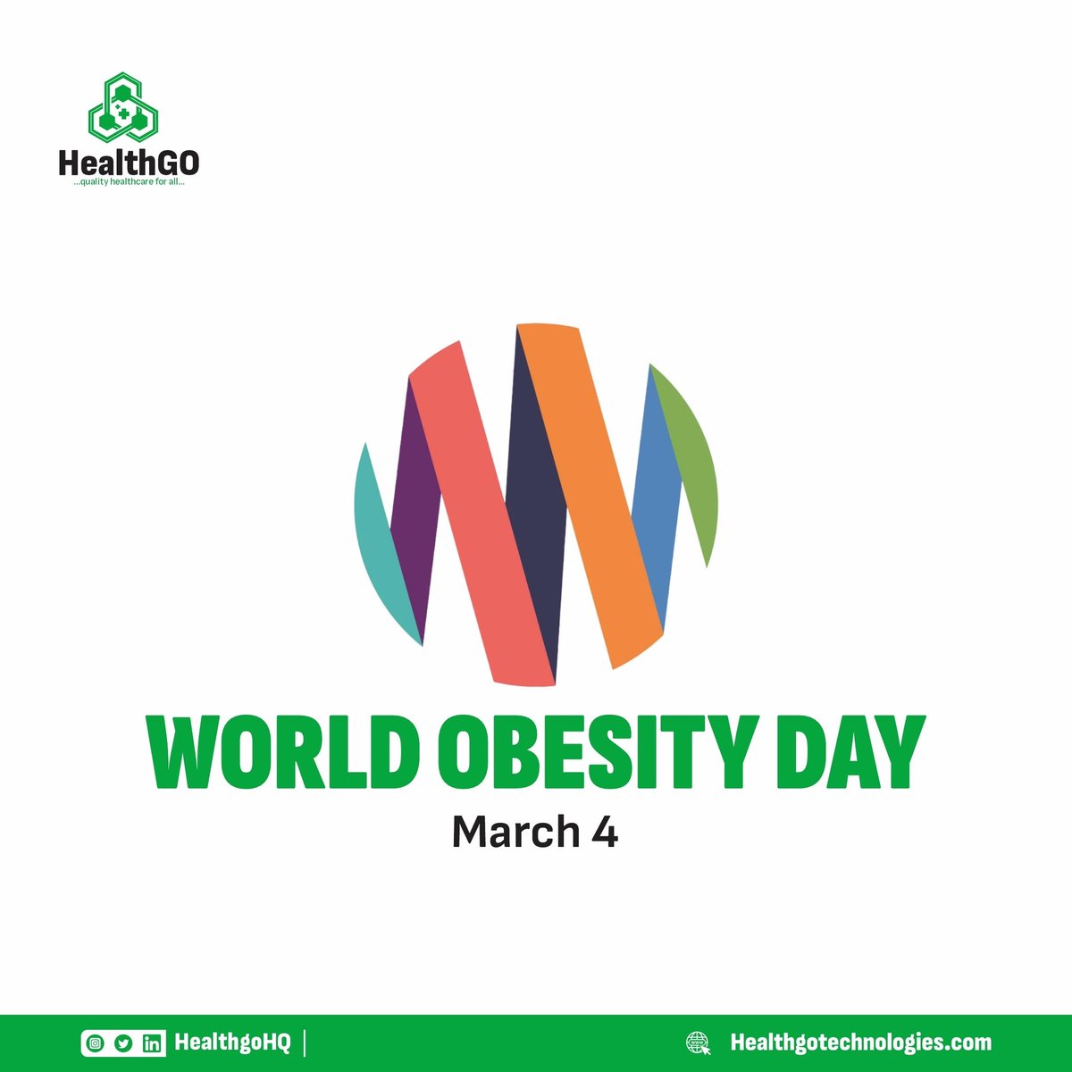 dgoflife's tweet photo. Happy #WorldObesityDay from us @healthgoHQ
With us today you will learn the lessons on #obesity, the causes and treatments.
Stay Healthy, Stay Safe with @healthgoHQ
#launch #healthcare #WorldObesityDay #staysafe #ETHDenver2023 #NEARistheBOS #NEARDenver #NEARisNOW https://t.co/tUd2tvFwzg