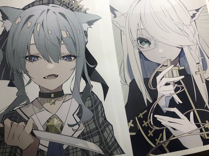 眠々さん( )のイラストをネップリしてきました!色味と線が本当にかっこいいです部屋に飾らさせていただきます 