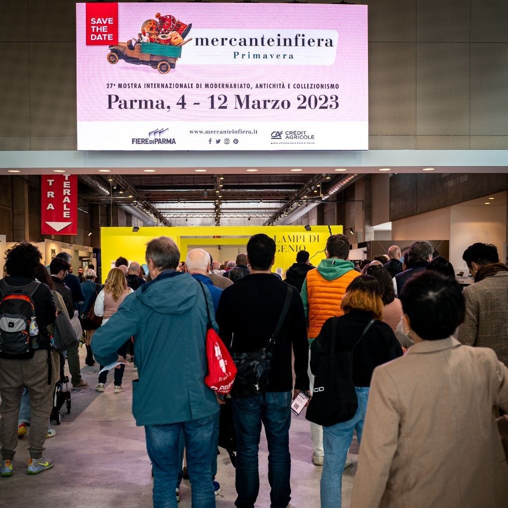 parmawelcomeoff's tweet photo. Da oggi prende il via, alle Fiere di Parma, l'edizione primaverile di #Mercanteinfiera, la manifestazione dedicata agli amanti di antiquariato, modernariato, vintage e collezionismo. 

Tutte le info👉 https://t.co/yfYFjOSm0G
Fino al 12 marzo 2023

📸 IG mercanteinfiera_parma https://t.co/FZrIoGw5Eu