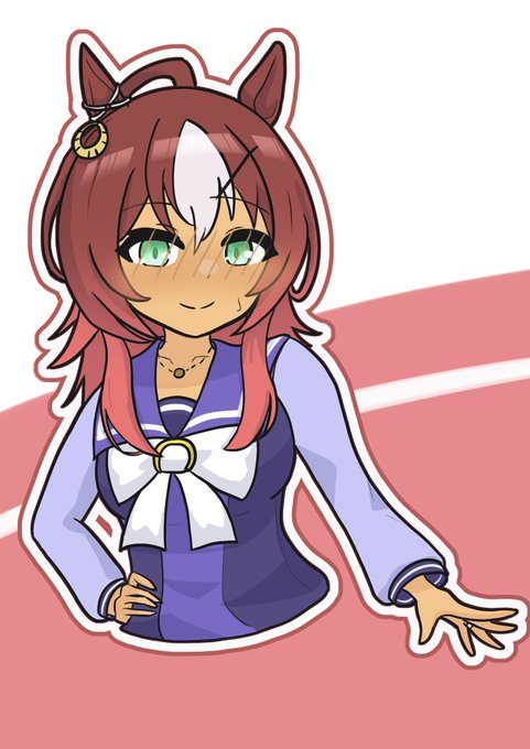 ダーレーアラビアン(制服)#ウマ娘 #ダーレーアラビアン 