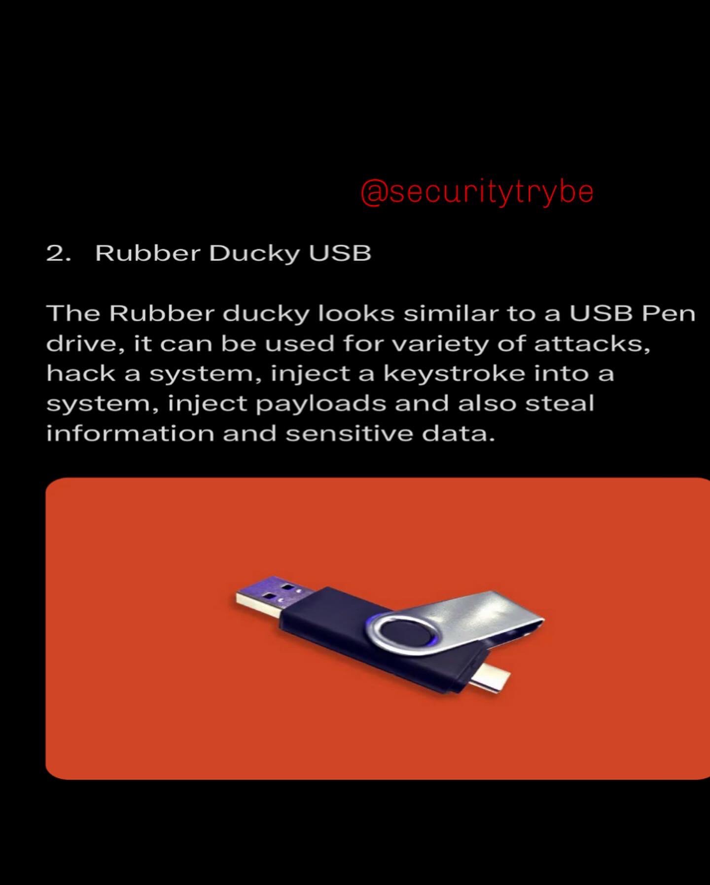 Security Trybe on X: 6 Top Hacker Gadgets + Their Use 👇   / X