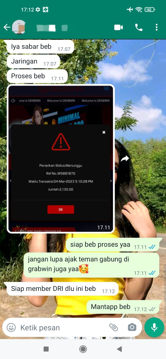 grabwin_w's tweet photo. WD Berapapun PASTI BAYAR....
Pasti cuan dan profit...
https://t.co/IVtsxLyfZL
#joinslot #daftarslot #gacor #maxwin #jackpot #agnes #baizhu #Jinnyskitchen #grabwin #automaxwin #autojp #cuancuan #cuan #straykids #gameslot #kemenanganpasti #gambling #jpjitu #jppasti https://t.co/h1cYp95QO9