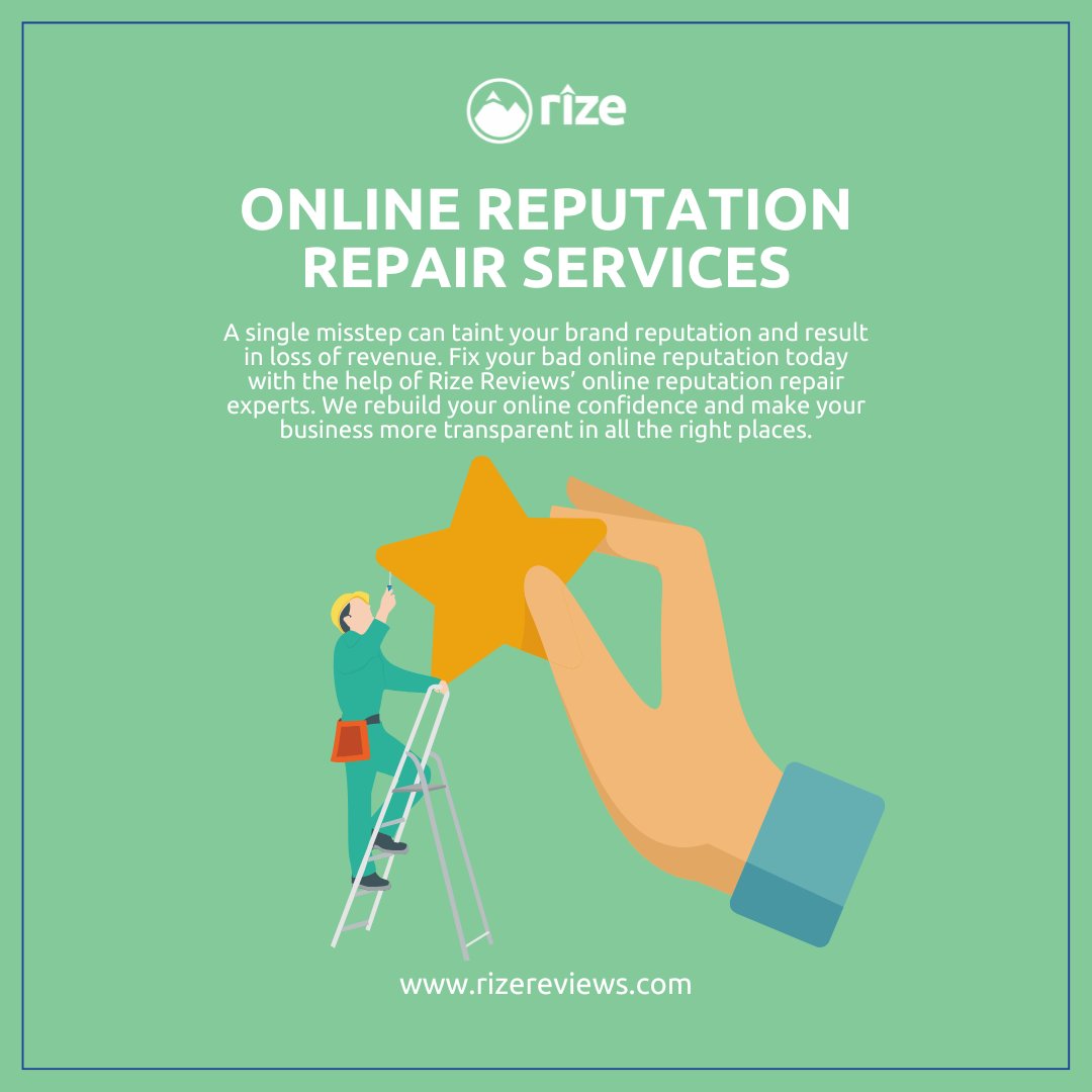 Take control of your online #reputation with our online reputation repair services 💻 Say goodbye to negative reviews and hello to a positive brand image!
🔗bit.ly/OnlineReputati…

#orm #reputationmatters #OnlineReputation #ReputationRepair