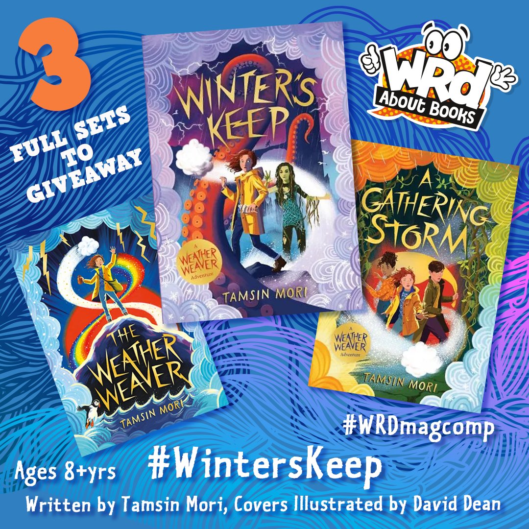 The final piece of the @MoriTamsin #WeatherWeaver trilogy is here with #WintersKeep! We have 3 sets to #Win So, just how far CAN you trust a Sea Witch? Join Stella & her friends as they fight to save weather as we know it! To enter RT/Flw by Mar 10 @publishinguclan @WRDMagComp