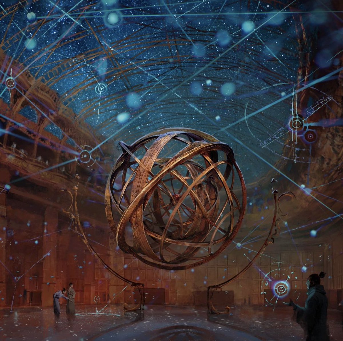 "Science is magic that works." - Kurt Vonnegut #fabatoms

Concept art commissioned by <a href="/neillblomkamp/">Neill Blomkamp</a>

Grand Armillary artwork by @freedomofexpresso

#digitalart #fantasybooks #yaseries #booktok #kindle #illustration #bookstagram #Kindle #kindlebooks #KindleUnlimited